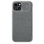 Nillkin Qin Cloth Pro dėklas iPhone 14 Plus – pilkas