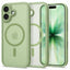 Dėklas Tech-Protect MagPeak MagSafe CC iPhone 17, Matte Sage (matinis žalias) -- iPhone 17