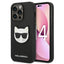 Karl Lagerfeld Saffiano Choupette dėklas iPhone 14 Pro – juodas