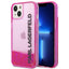 Karl Lagerfeld Liquid Glitter dėklas iPhone 14/15 Plus – rožinis