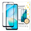 Wozinsky Full Glue Infinix Hot 12i viso ekrano grūdintas stiklas su juodu rėmeliu (tinka dėklui) -- Cell phone tempered glass