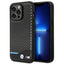 BMW Leather Carbon dėklas iPhone 14 Pro 6.1 – juodas