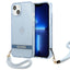 Guess Translucent Strap dėklas iPhone 13 – mėlynas -- iPhone 13