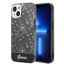 Guess dėklas iPhone 14 Plus – juodas, Paisley