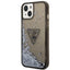 Guess dėklas iPhone 14 Plus – juodas, Liquid Glitter