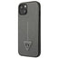 Guess Saffiano Triangle dėklas iPhone 14 – sidabrinis