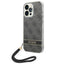 Guess 4G Print Strap dėklas iPhone 14 Pro – juodas -- iPhone 14 Pro