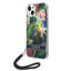 Guess Flower Strap dėklas iPhone 14 – mėlynas
