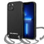 Karl Lagerfeld dėklas iPhone 13 mini – juodas su grandinėle