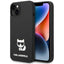 Karl Lagerfeld silikoninis dėklas iPhone 14 Plus – juodas
