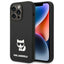 Karl Lagerfeld silikoninis dėklas iPhone 14 Pro Max – juodas