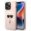 Karl Lagerfeld MagSafe dėklas iPhone 14 Pro Max – rožinis