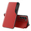 Eco Leather View Case dėklas Samsung Galaxy S23+ – raudonas