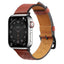 Strap Leather dirželis Apple Watch 38 / 40 / 41 mm - raudonas -- Apple Watch
