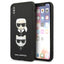 Karl Lagerfeld dėklas iPhone XS Max – juodas -- iPhone XS Max