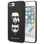 Karl Lagerfeld Saffiano Karl&Choupette Head dėklas, skirtas iPhone 7 Plus / iPhone 8 Plus - juodas -- iPhone 7 Plus /...