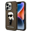 Karl Lagerfeld Ikonik Karl dėklas iPhone 14 Pro Max – juodas