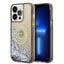 Karl Lagerfeld Liquid Glitter RSG dėklas iPhone 14 Pro Max – juodas