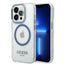 Guess MagSafe dėklas iPhone 14 Pro Max – mėlynas