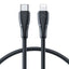 Joyroom Surpass Series A11 Lightning / USB-C 20W laidas 0.25 m - juodas