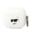 Karl Lagerfeld silikoninis dėklas AirPods 3 – baltas