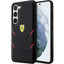 Ferrari Hot Stamp Lines dėklas Samsung Galaxy S23+ – juodas