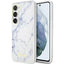 Guess marmuro dėklas Samsung Galaxy S23 – baltas