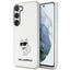 Karl Lagerfeld dėklas Galaxy S23 – skaidrus Choupette