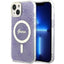 Guess MagSafe dėklas iPhone 14 – violetinis