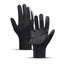 Izoliuotos, neslystančios sportinės telefonų pirštinės (dydis XL) - juodos -- Bicycle Gloves