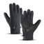 Neslystančios žieminės sportinės telefonų pirštinės (dydis L) - juodos -- Bicycle Gloves