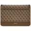Guess 4G Stripe Metal Logo dėklas 14" nešiojamajam kompiuteriui - rudas -- Laptop Bags