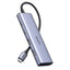HUB USB-C - 2 x USB-A / 2 x USB-C 20 cm Ugreen CM473 - pilkas -- USB Hubs