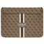 Guess 4G Printed Stripes dėklas 14" nešiojamam kompiuteriui - rudas -- Laptop Bags