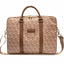Guess GCube Stripes krepšys 16" nešiojamajam kompiuteriui - rudas -- Laptop Bags