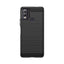 Carbon Case silikoninis dėklas, skirtas Nokia C22 - juodas -- Nokia c22