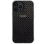 Audi Carbon Fiber dėklas iPhone 14 Pro Max – juodas