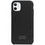 Audi silikoninis dėklas iPhone 12/12 Pro – juodas -- iPhone 12