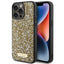 Guess dėklas iPhone 15 Pro – geltonas, su kristalais -- iPhone 15 Pro