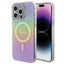 Guess IML Iridescent MagSafe dėklas iPhone 15 Pro – rožinis -- iPhone 15 Pro