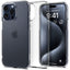 Spigen Ultra Hybrid dėklas iPhone 15 Pro – skaidrus matinis