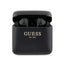 Guess Bluetooth ausinės GUTWSSU20ALEGK TWS + prijungimo stotelė juoda/juoda Spausdintas logotipas