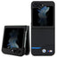 BMW Leather Carbon dėklas Samsung Galaxy Z Flip5 – juodas -- Samsung Galaxy Z Flip 5