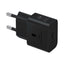 Samsung EP-T2510NBEGEU 25W SFC USB-C GaN sieninis įkroviklis - juodas