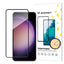 Grūdintas stiklas Samsung Galaxy S24 – 9H, juodas rėmelis
