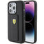 Ferrari Grip Stand dėklas iPhone 15 Pro Max – juodas