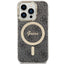 Guess 4G MagSafe dėklas iPhone 15 Pro – juodas