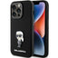 Karl Lagerfeld silikoninis dėklas iPhone 15 Pro – juodas