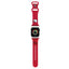 Hello Kitty silikoninis Kitty galvos dirželis skirtas Apple Watch 38/40/41mm – raudonas