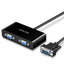 Ugreen 40254 1x2 VGA Splitter 1920x1440 60Hz - juodas -- Video Adapters